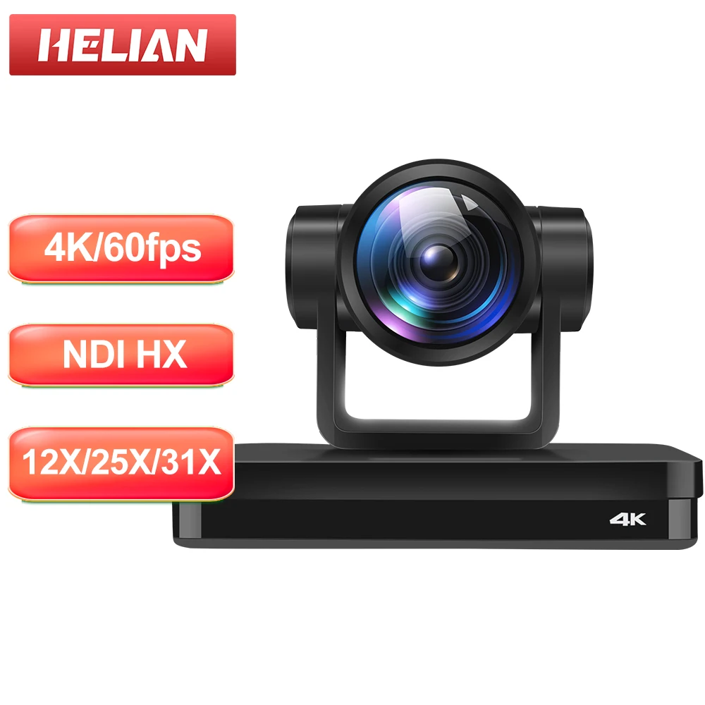 4K SDI Conference Camera 60FPS 12 25 31x Zoom HDMI AI Auto-Tracking NDI PTZ Camera for Church Education Conference Meeting Room professional all in one 1080p 60fps h265 hdmi sdi usb output teaching tracking 12x ptz camera auto tracking with dual cam rp e30