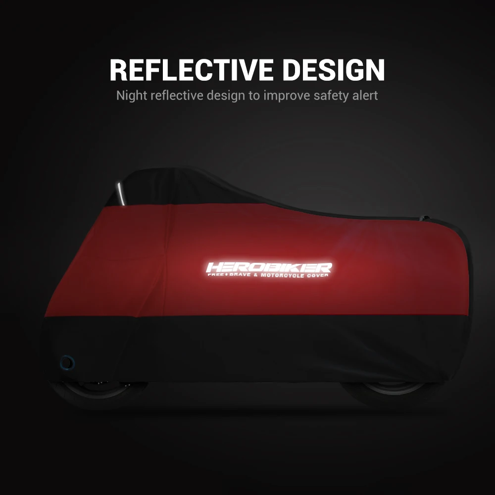 All-Season Waterproof Dustproof UV Protector Motorcycle Rain Cover