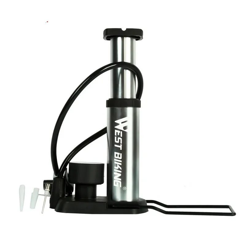 Pompa Per Bici Mtb Ultraleggera Gonfiatore Per Bicicletta Portatile Piede Bomba De Ar Bicicleta 100/120Psi Pompa Per Bicicletta Ad Alta Pressione