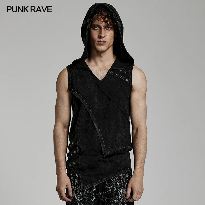 

Жилет с капюшоном Punk Rave WT770