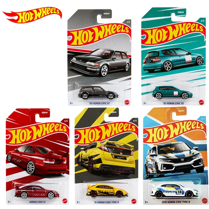 Origianl Hot Wheels Car Honda Civic Diecast 1:64 Voiture Tesla Model 3 Forza Horizon Collector Kids Boys Toys for Children Gift