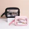 Portable Travel Wash Bag Female Transparent Waterproof Makeup Storage Pouch Large Capacity Cosmetic Organizer Beauty Women Case 4
