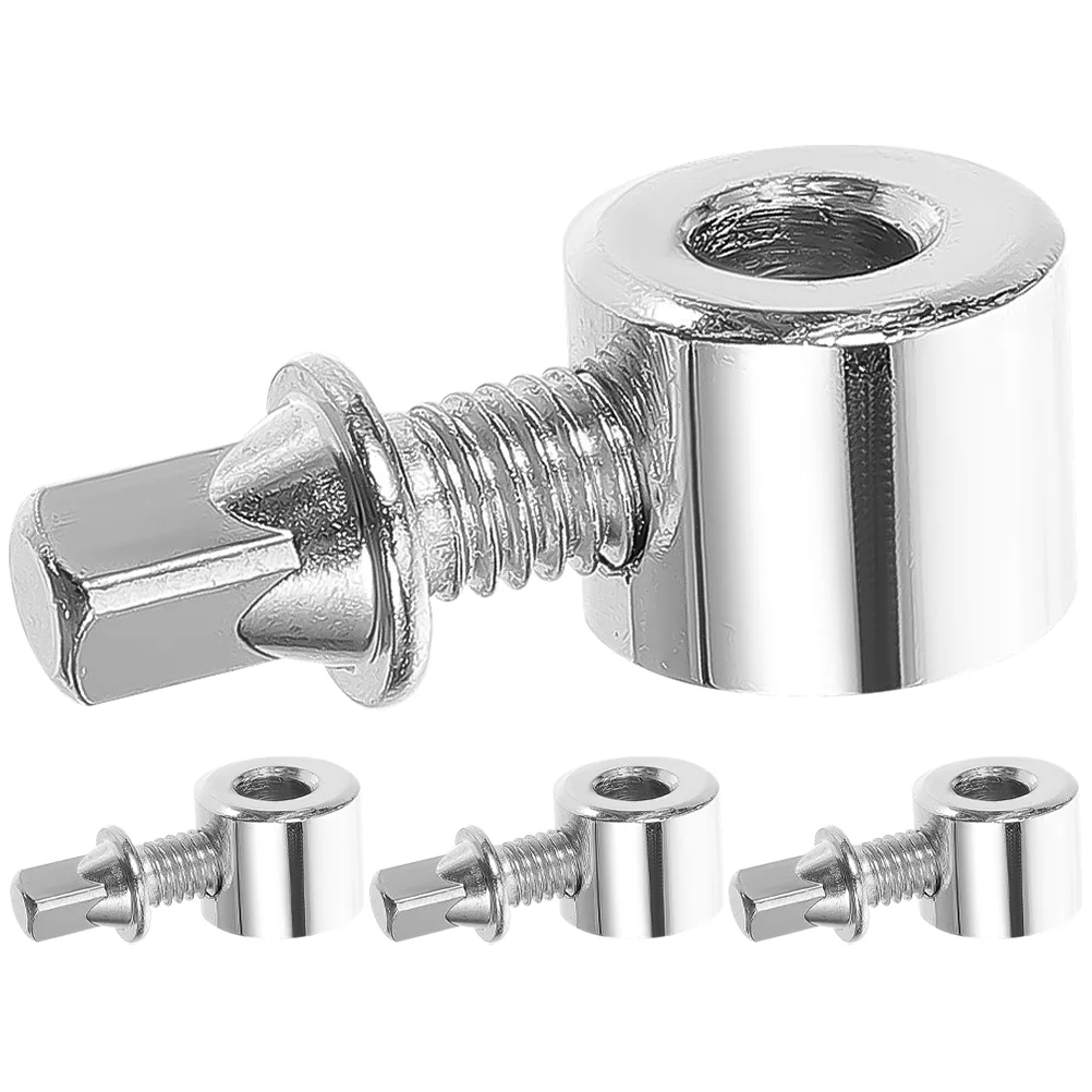

4 Pcs Drum Pedal Accessories Beater Kick Metal Instrument Supplies Percussion