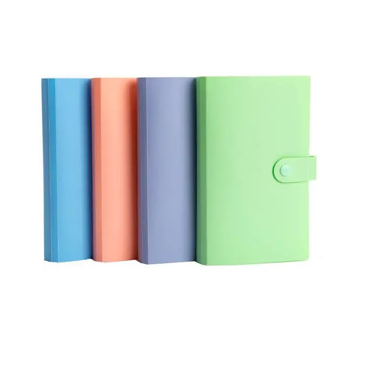 Money Collection Album Banknote album 100 bills collection 50 white inner leaf loose-leaf PU cover paper money collection album compact and portable