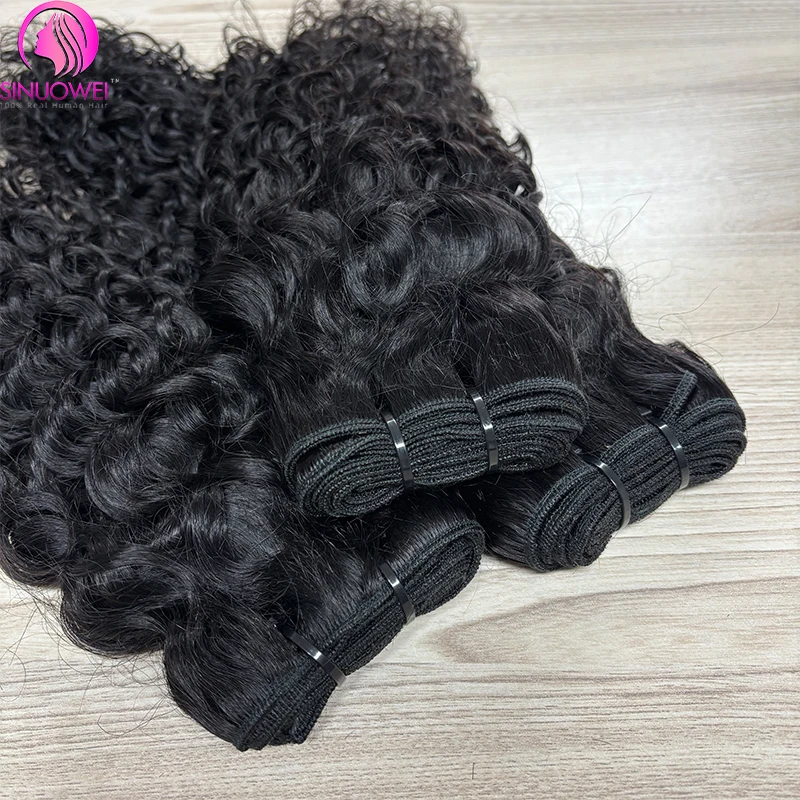 12A Burmese Water Wave Bundles Human Hair Bundles Unprocessed Virgin Natural Wet and Wavy Human Hair Extensions