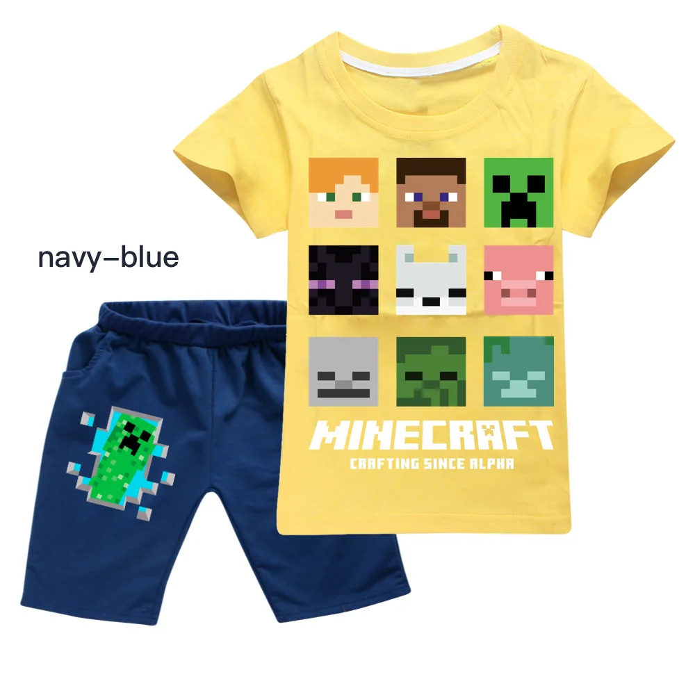 Футболка с коротким рукавом и шорты для мальчиков девочек | Детская одежда обувь