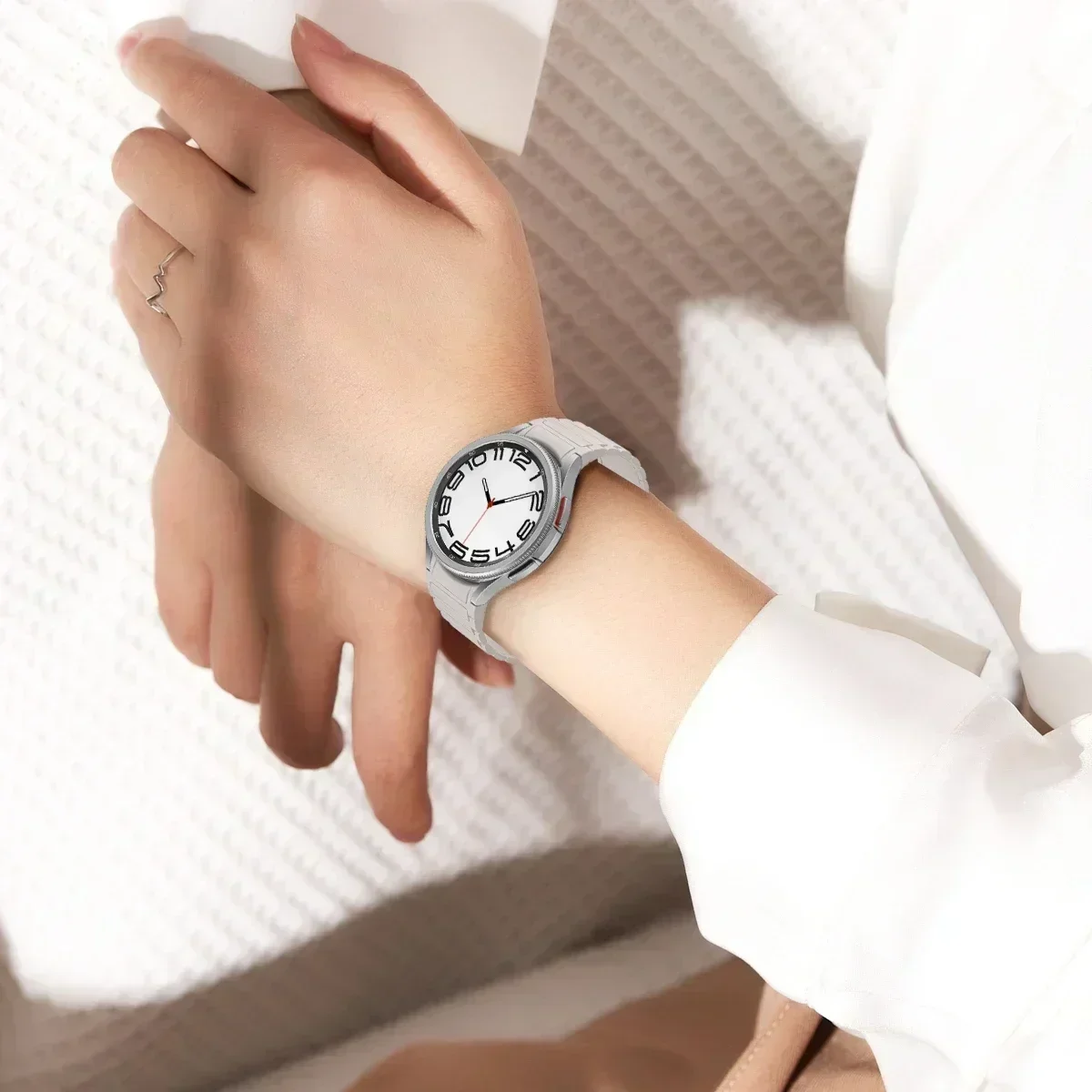 Silicone Magnetic Watch Band - 20mm, No Gaps Strap, Classic Style, Premium Bracelet