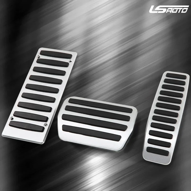Car Pedal Covers For Porsche Cayenne Volkswagen Touareg Audi Q7 Aluminum alloy Car styling Pedal Pads Non-slip