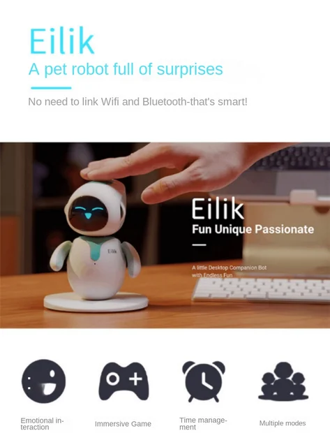 Eilik Robot Intelligent Emotional Interaction AI Puzzle Electronic