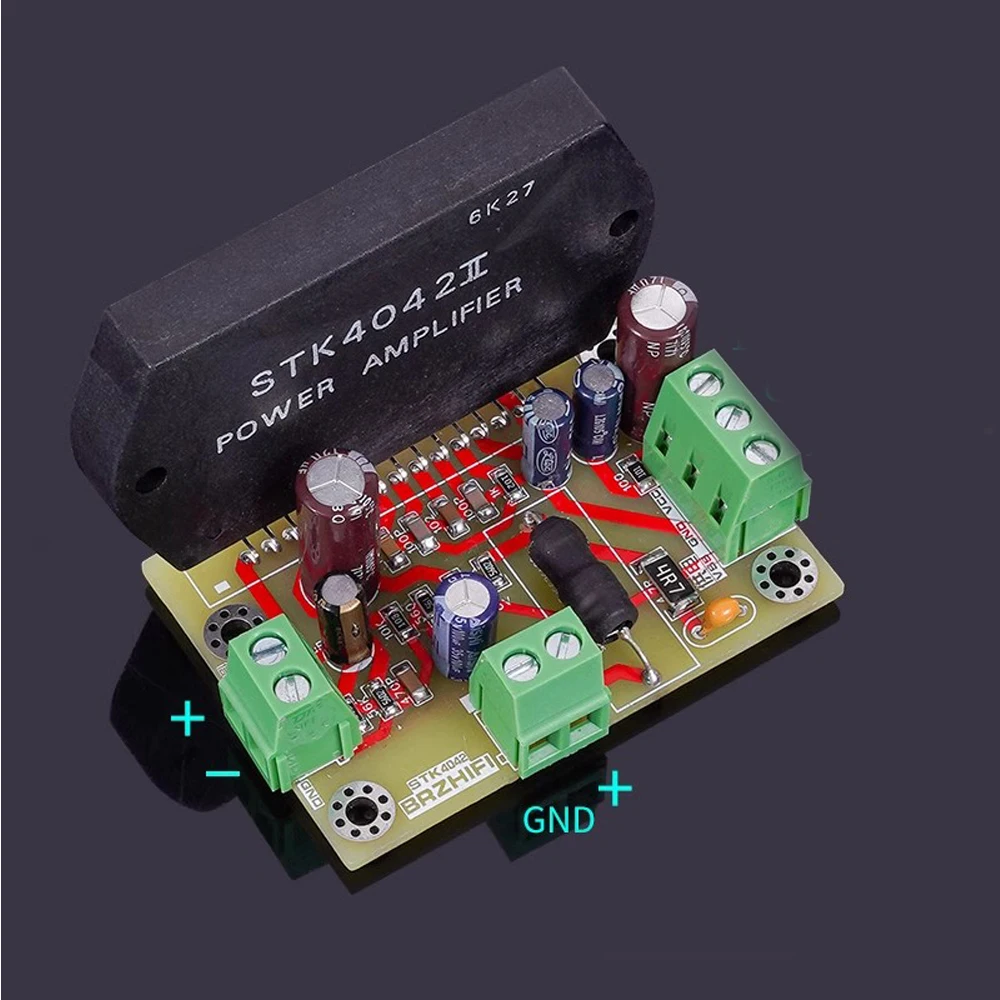 

Классическая толстая пленка STK4042II, Плата усилителя высокой мощности, Hi-Fi аудиофил, готовая моно-плата 80 Вт