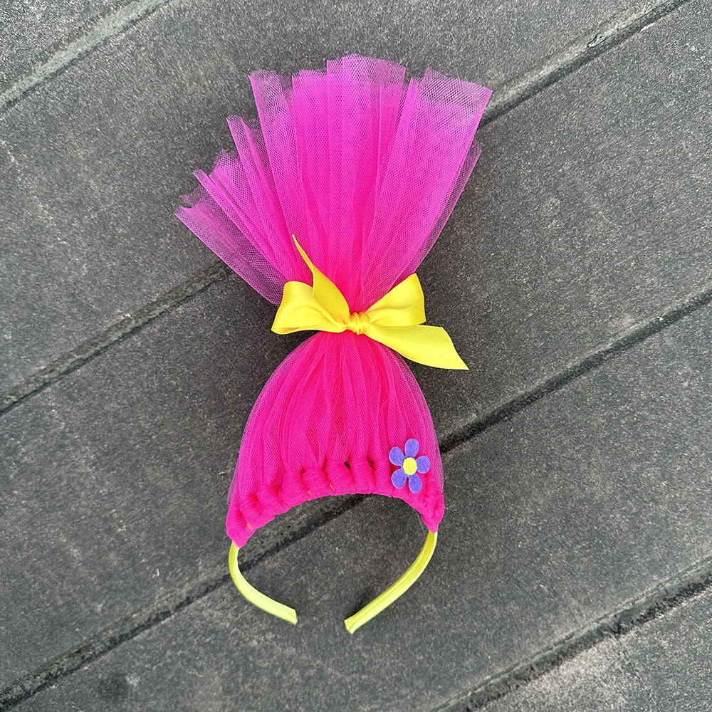 Neues Halloween Magic Elf Cosplay Stirnband Prinzessin Poppy Trolls Haarreif Performance Geburtstagsparty Haaraccessoires – Detail 9