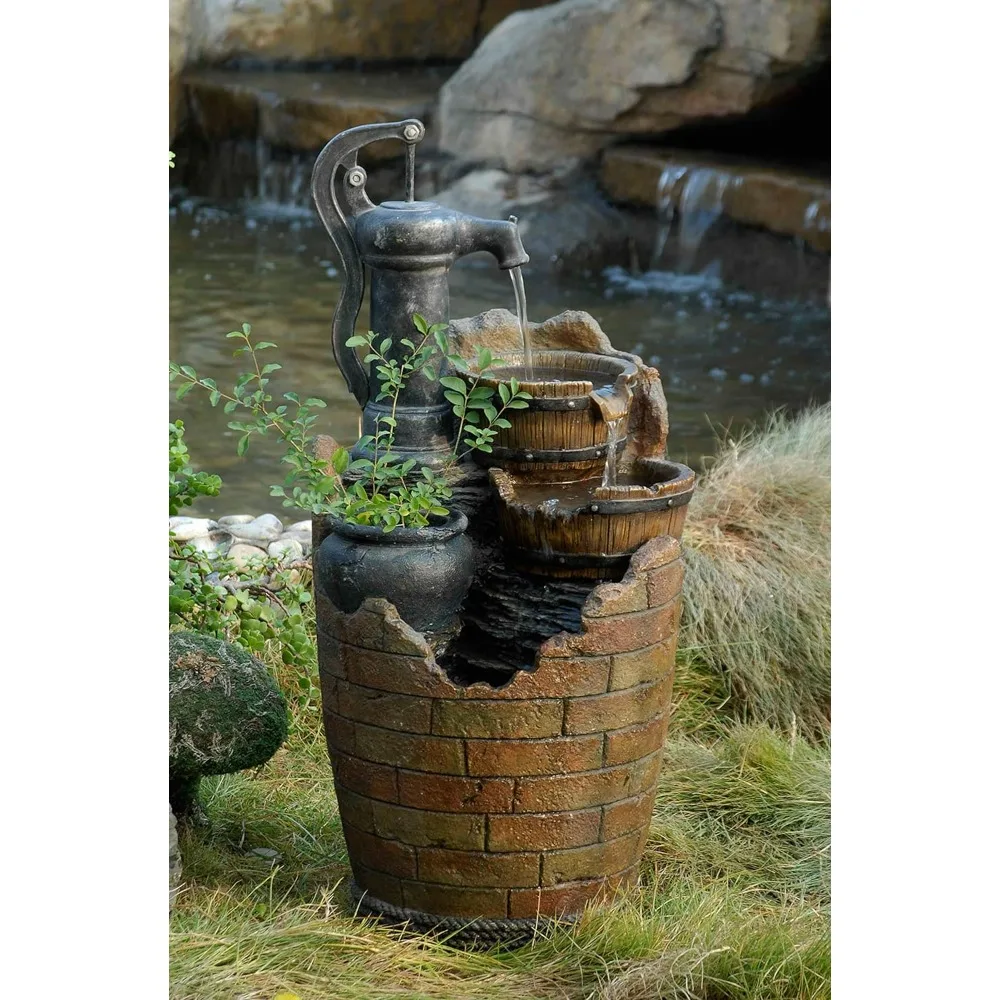 

bird bath，garden decoration outdoor，Water Pump Cascading Water Fountain,outdoor fountain