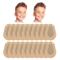 20pcs Medical Sterile Eye Pad Adhesive Bandages Amblyopia Eye Patch Band Aid Breathable Skin Color Disposable Kids First Aid Kit 1