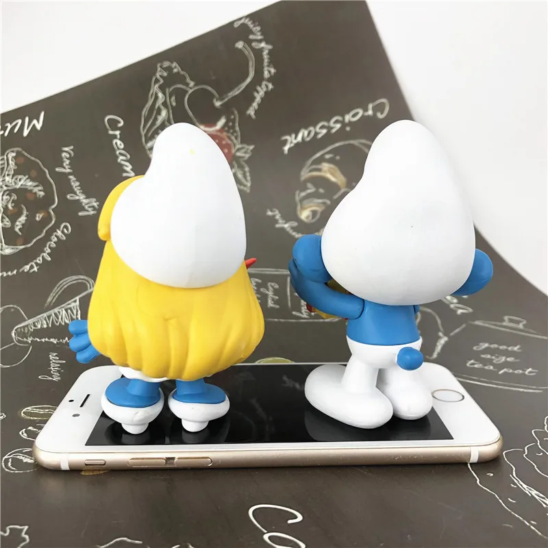 Kawaii Cute Blue Elf Family Smurfing Action Figure Doll Can Move Assemble  Ornaments Anime Toys for Kids Christmas Gifts - AliExpress