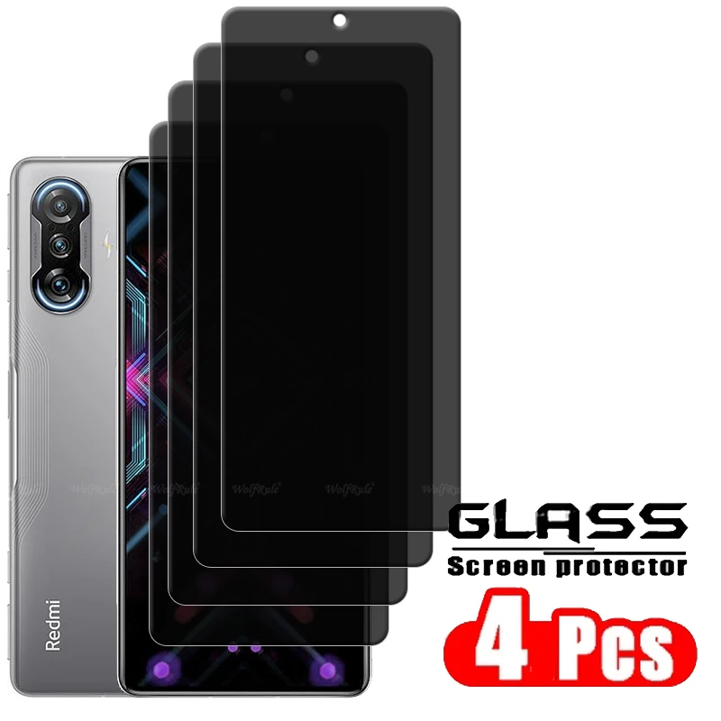 4-Pack Privacy Anti-Spy 9H HD Tempered Glass Screen Protectors