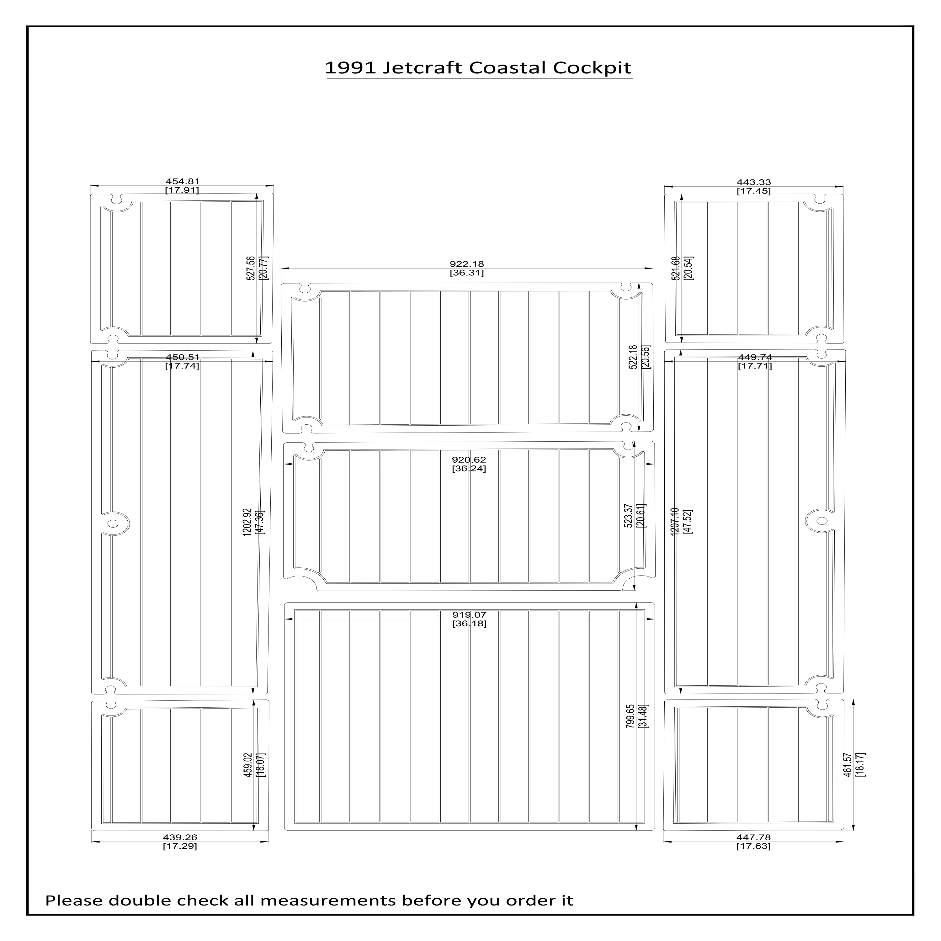 1991 Jetcraft Coastal Cockpit Boat EVA Faux Teak Deck Floor Pad godstar coastal 1 cd