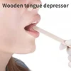 100 Pieces Disposable Wood Stick Beauty Spatulas Log Hair Removal Wax Coating and Scraping Tool Eyebrow Trimming Wooden Stick 6
