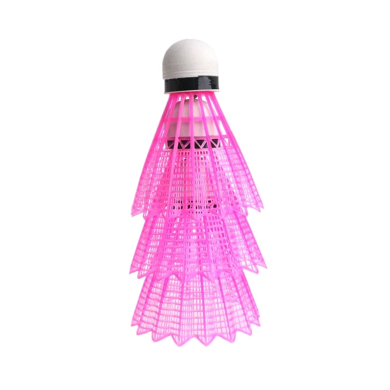 

LED Badminton Shuttlecocks Dark Night Glow Birdies Lighting Glow in The Dark Shuttlecocks for Indoor/Outdoor Sports Dropshipping