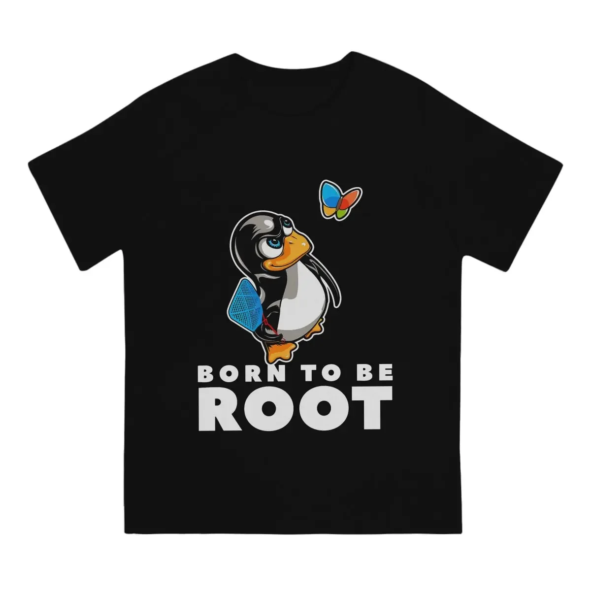 Kali Linux Root Programmer Programmazione Codice Computer Linux Butterfly Killer Illustration T Shirt Punk Men Tees Summer Poliestere