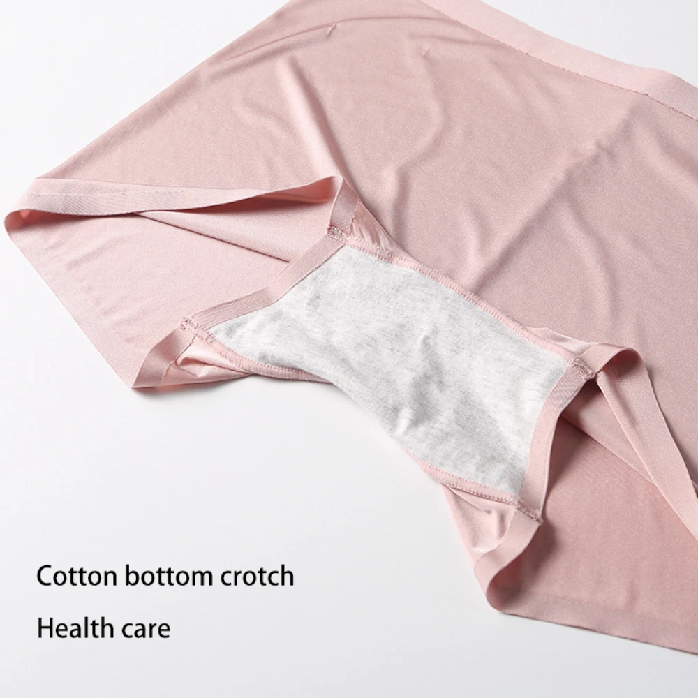 Summer Seamless Safety Shorts For Women High Elasticity Pants Boyshorts Under Skirt Underwear Breathable Safety Pants M-XL