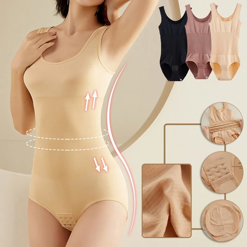 tummy control shapewear Women Body Shapewear Women Corset Body Shaper Ladies Sexy Lingerie Underwear Hips Abdomen Corset Summer Thin One-Piece Shapewear spanx shorts