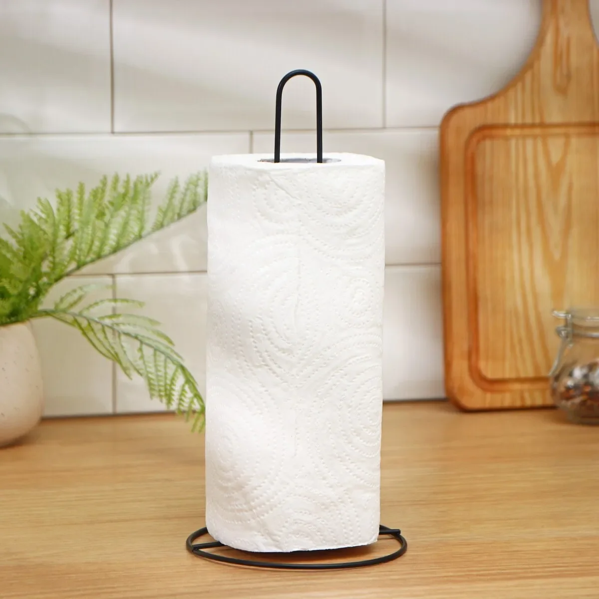 Stainless Steel Kitchen Roll Paper Towel Holder Bathroom Tissue Stand Silver Napkins Rack Home Kitchen Storage Accessories paper towel holder paper towel rack tissue holder