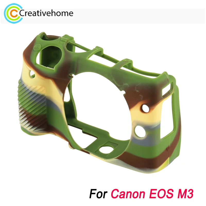 Puluz Per Canon Eos M3 Camera Molle Del Silicone Protettiva Shell Posteriore Custodia Per Canon Eos M3 Caso Di Silice