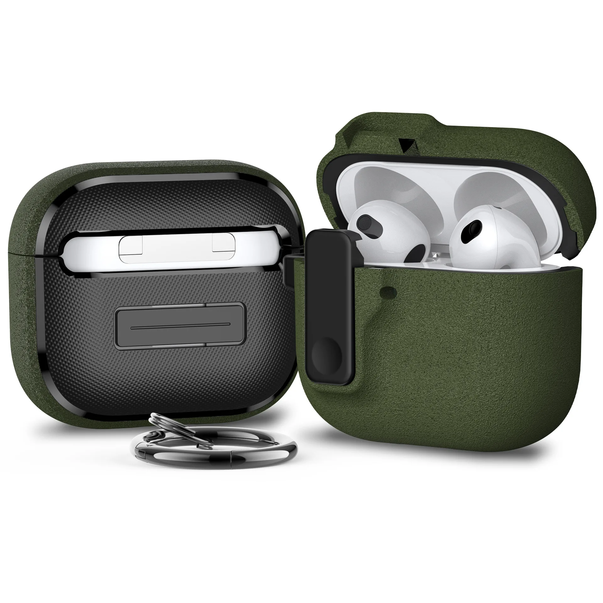 Shockproof Wireless Earphones Protection Case with Safety Lock Buckle