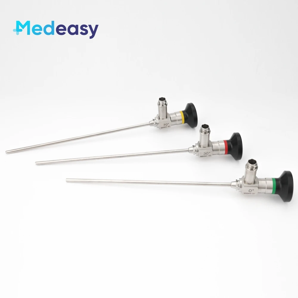 Rigid Endoscope 0/30/70 Degree 4mm 2.7mm Sinuscope for ENT Surgery or Teaching endoscope light source