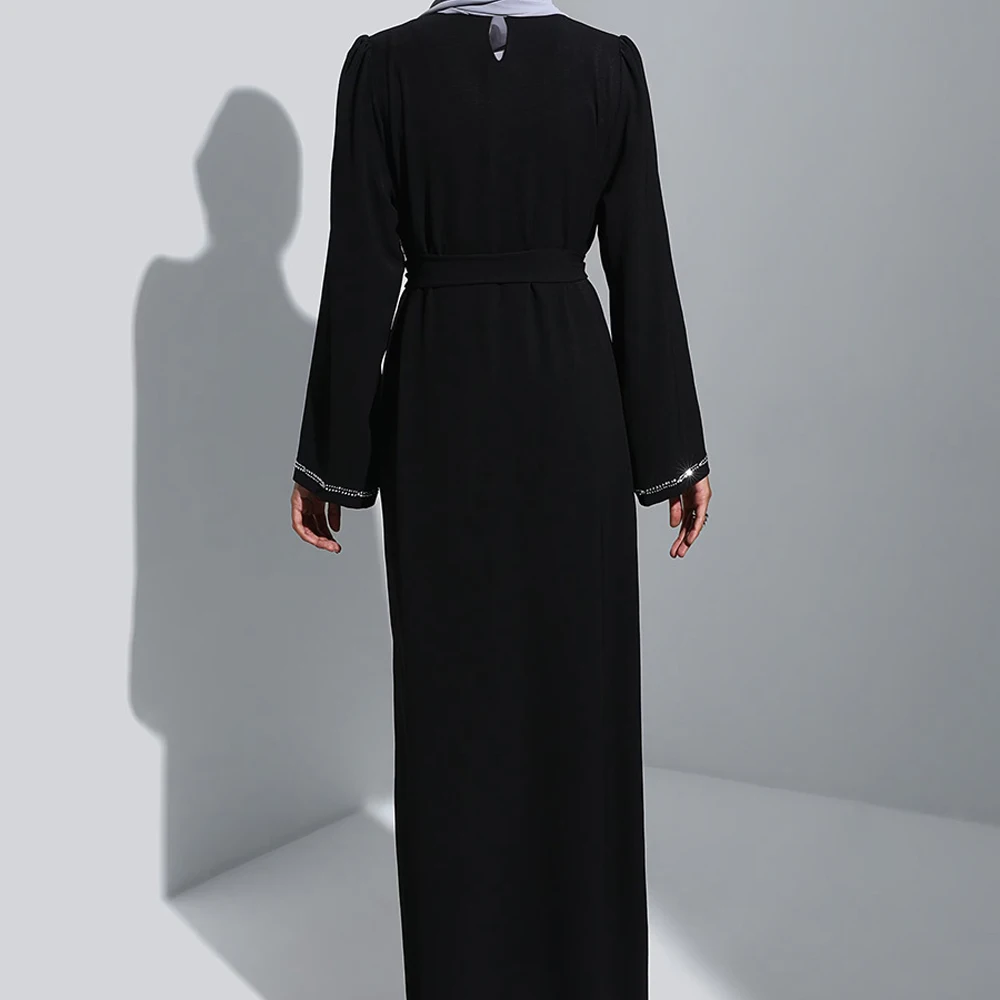 عبايات إسلامية بأكمام طويلة عالية الجودة فساتين إس...