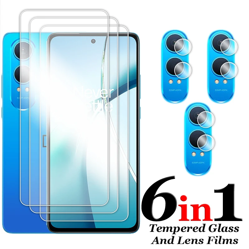 OnePlus Nord CE4 Lite 5G Full Glue Clear Tempered Glass Screen Protector, 6.67 Inch
