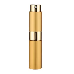 Portable 8ML Refillable Perfume Spray Bottle (Gold)