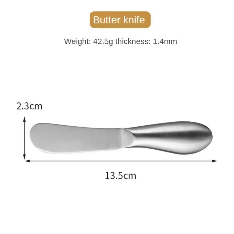 Butter Cutter Cheese Jam Spreaders Wipe Cream Cutter Utensil Multifunction Butter Bread Knife Kitchen Gadget Stainless Steel