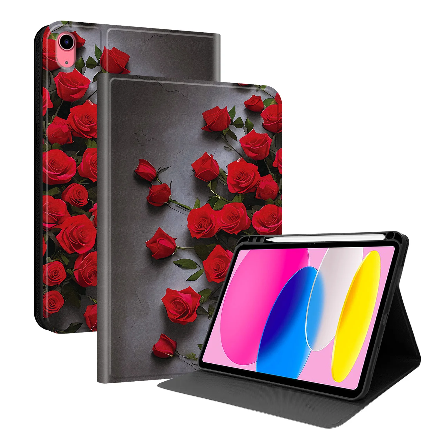 Universal Tablet Case with Pencil Holder and Protector Cover