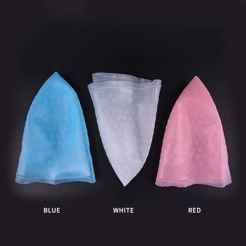 ?   살롱 염색 실리콘 캡 실리콘 헤어 하이라이트 캡 후크 바늘 포함 재사용 가능 헤어 컬러링 캡 헤어 염색 모자 헤어 스타일링 도구