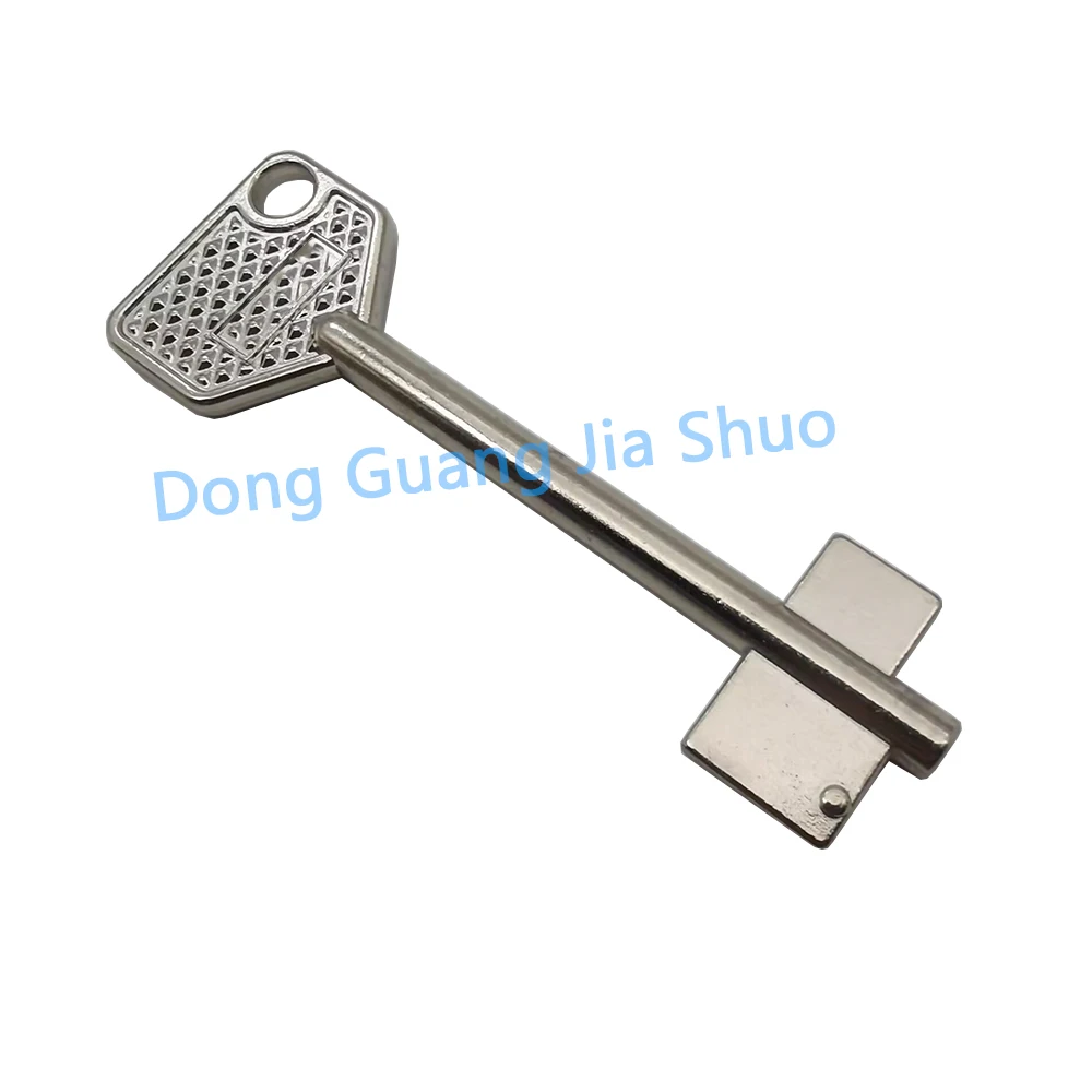 Blank Key Blanks JS 2365 Double Flagpole Key Embryo Handle Panel With Dot Safe Embryo 10pcs