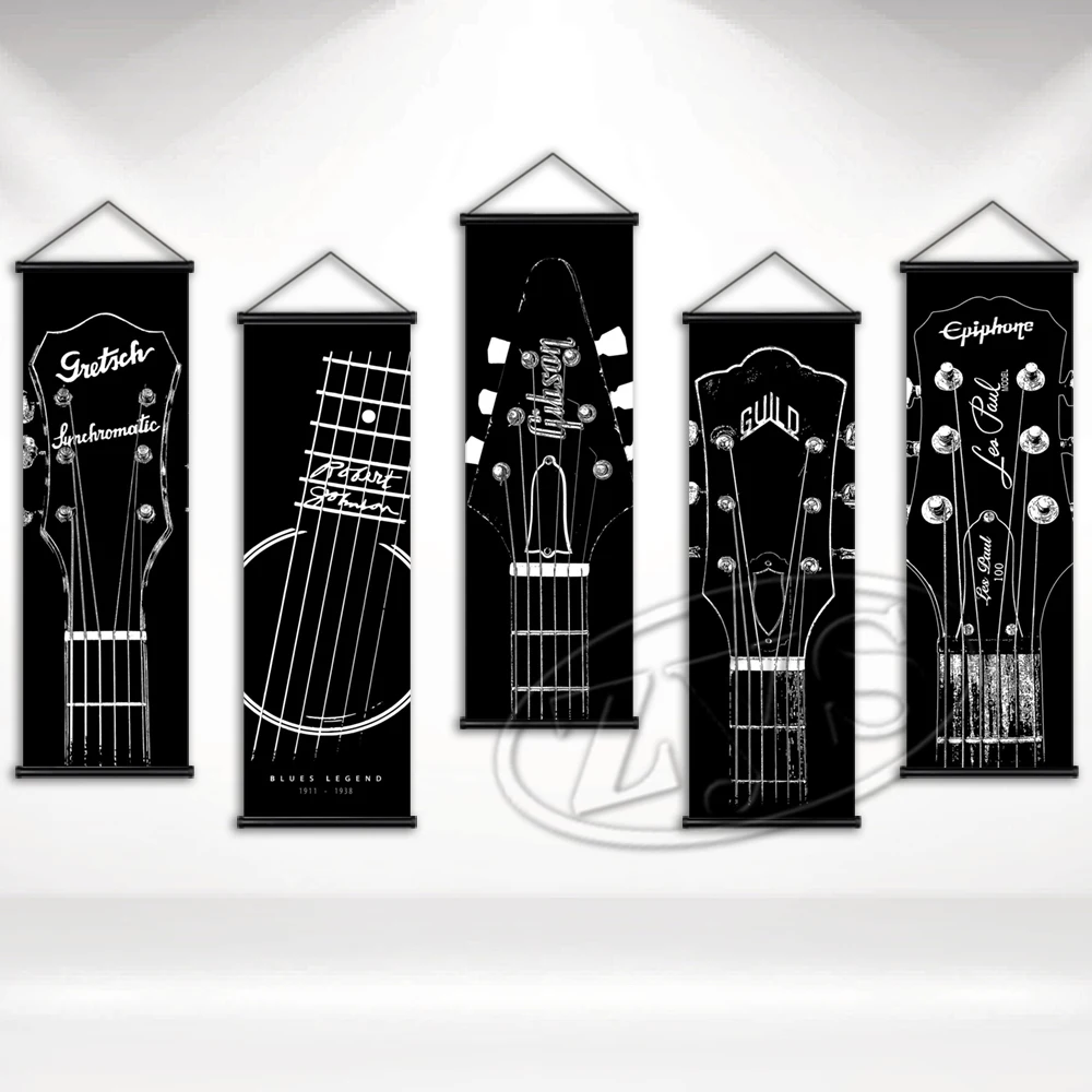 

Музыкальные подвесные свитки, коллекция плакатов, картина HD, винтажная Картина на холсте, Настенная картина, декор для детской комнаты