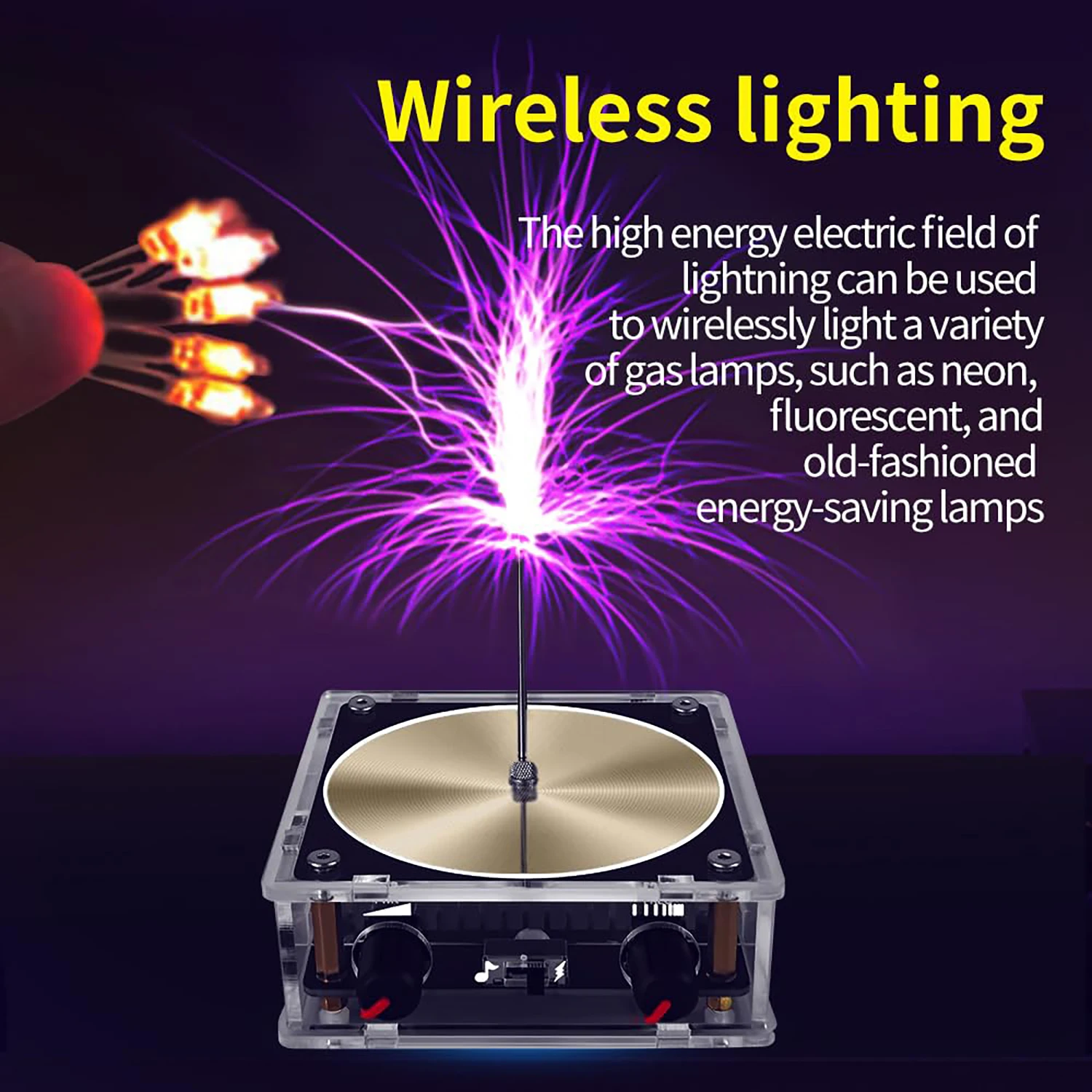 Kit Altoparlante Al Plasma Bobina Tesla – Fai Da Te Con Saldatura, Per Musica Wireless E Esperimenti Educativi Ad Alta Tensione