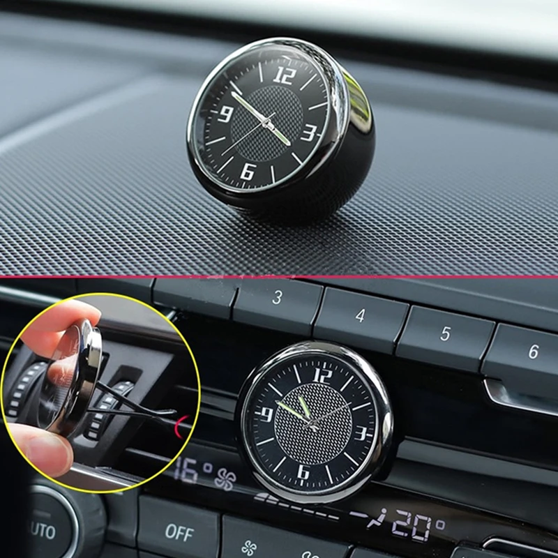 1x Car Clock Refit Interior Electronic Quartz Ornaments Watch For ...