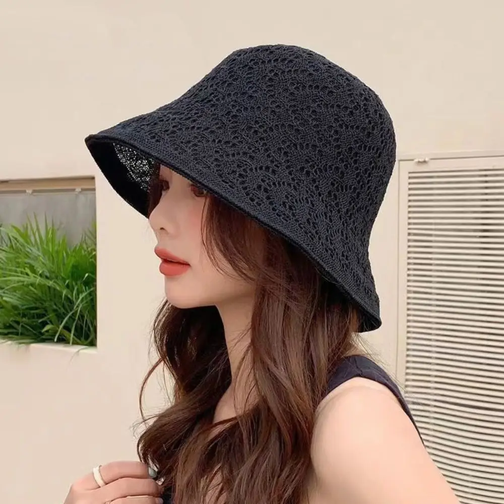 Sun hats sunscreen hats sun hat bucket hats Summer Wide Brim Breathable Bucket Hat Beach Cap Women Girls Outdoor Sunscreen Bucket Foldable Cap