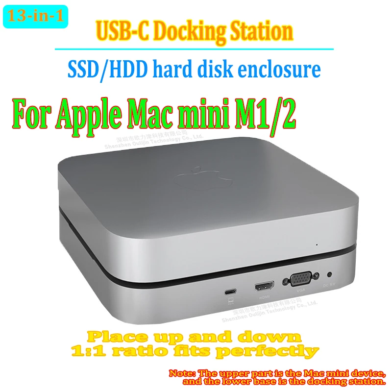HUB USB-Cドッキングステーション HDMI 4K USB 3.0 VGA SD TF