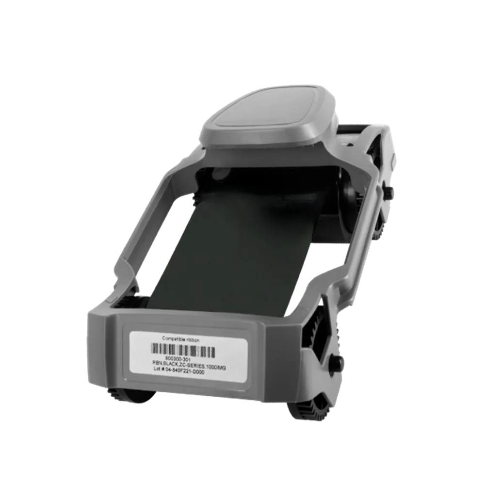 Cartucho de Fita Monocromático Preto Compatível da Zebra 800300301 para a Impressora do Cartão Zc100 Zc150 Zc300 Zc350 - Imagem 5