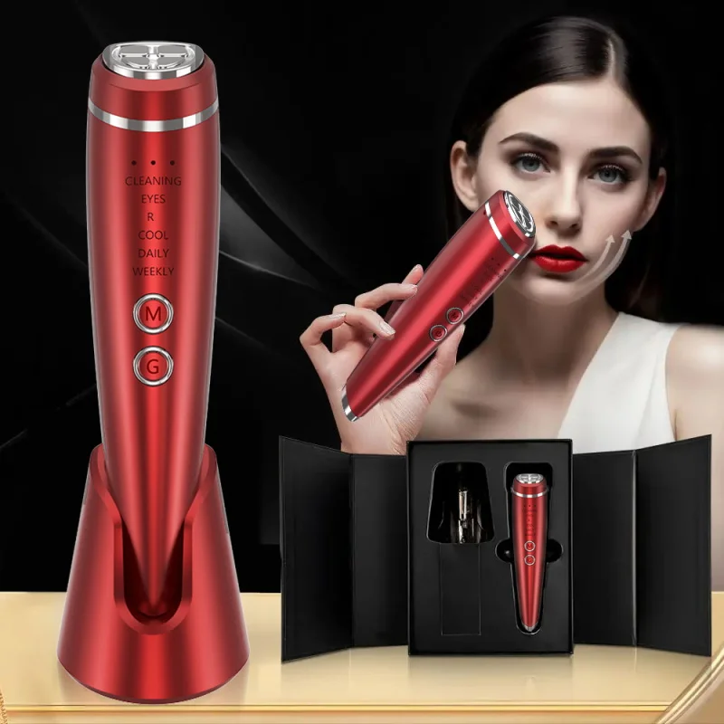 6-IN-1 USB Rechargeable Home Beauty InstrumentFace Massager Skin Care Tool for Facial Lifting and Eye Tightening  Contour 1