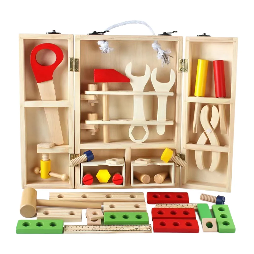 Kids Wooden Toolbox