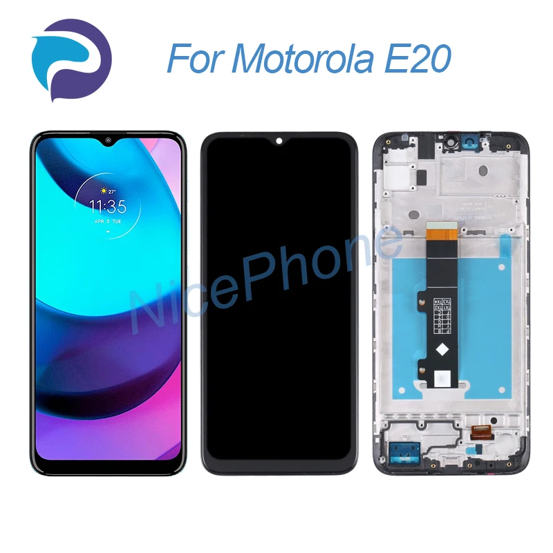 

ЖК-экран для Motorola E20 + сенсорный дигитайзер дисплей 1600*720 XT2155, XT2155-1/3/-6 E20 ЖК-экран дисплей