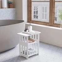 Small Bedside Table Sofa Side Table Living Room Cabinet Side End Coffee Tea Table Nightstand Storage Shelf for Bedroom Bedside 5