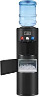 Water Dispenser with Ice Maker, 3-in-1 Hot and Cold Water Cooler with Built-in Bullet Ice Maker Machine, 26.5lbs/24H, Top Loadin 1