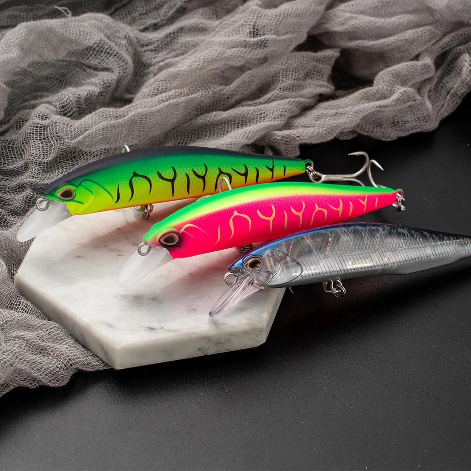 10 pièces leurre vierge non peint appât à manivelle Jerkbait