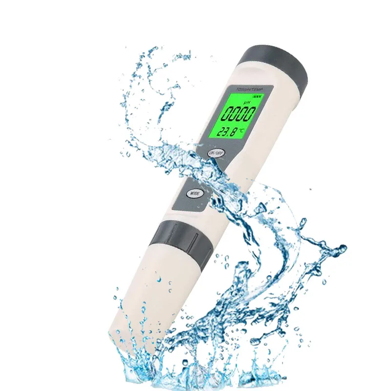 휴대용 식수 수족관 수질 테스트 계량기, PH, TDS, TEMP 테스터 펜, 3 in 1