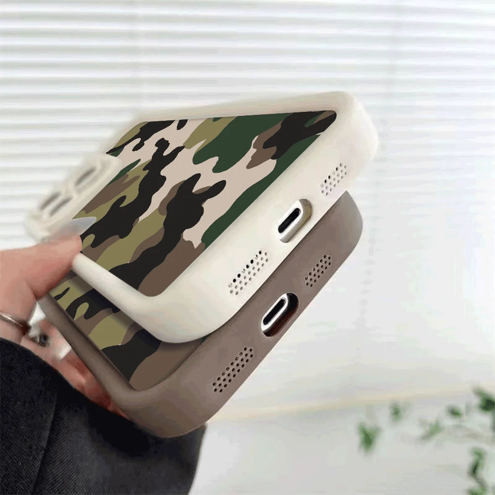 Camouflage Shockproof Anti-Slip Phone Case - Soft TPU Cover
